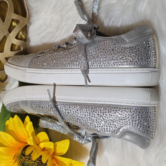 Kenneth Cole Kam Shine Rhinestone Women's Sneakers - Picture 6 of 8